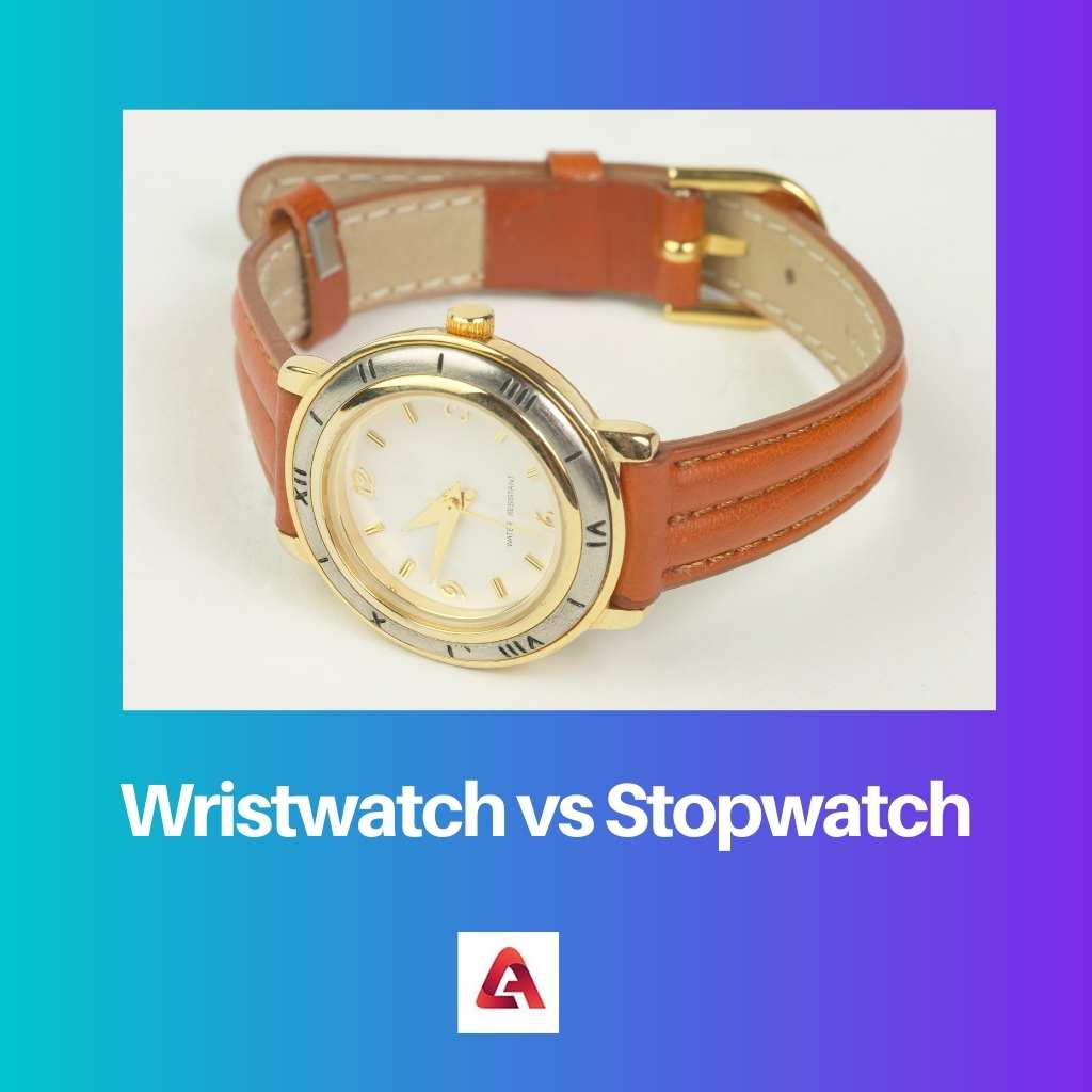 Wristwatch vs Stopwatch