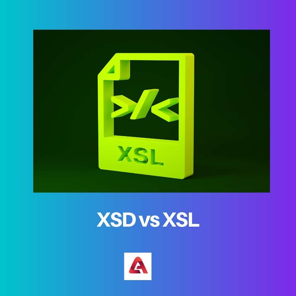 XSD vs XSL