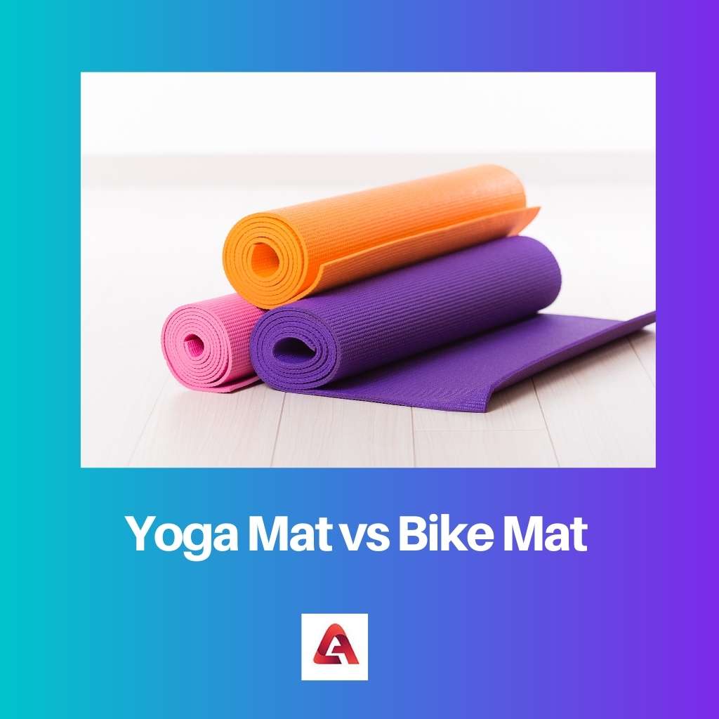 Yoga Mat vs Bike Mat