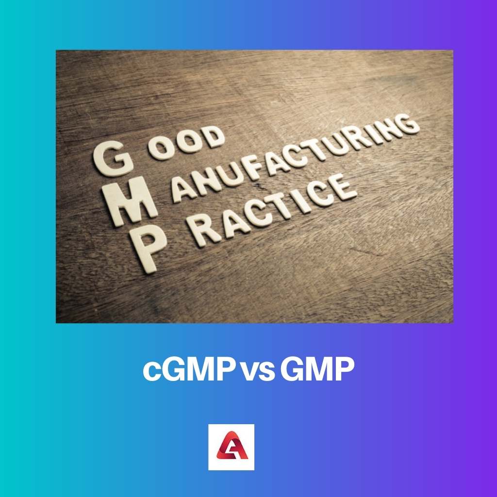 cGMP vs GMP