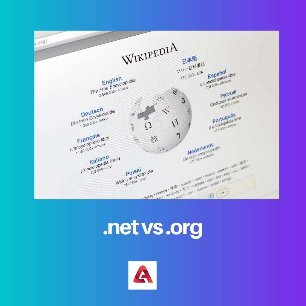 net vs .org