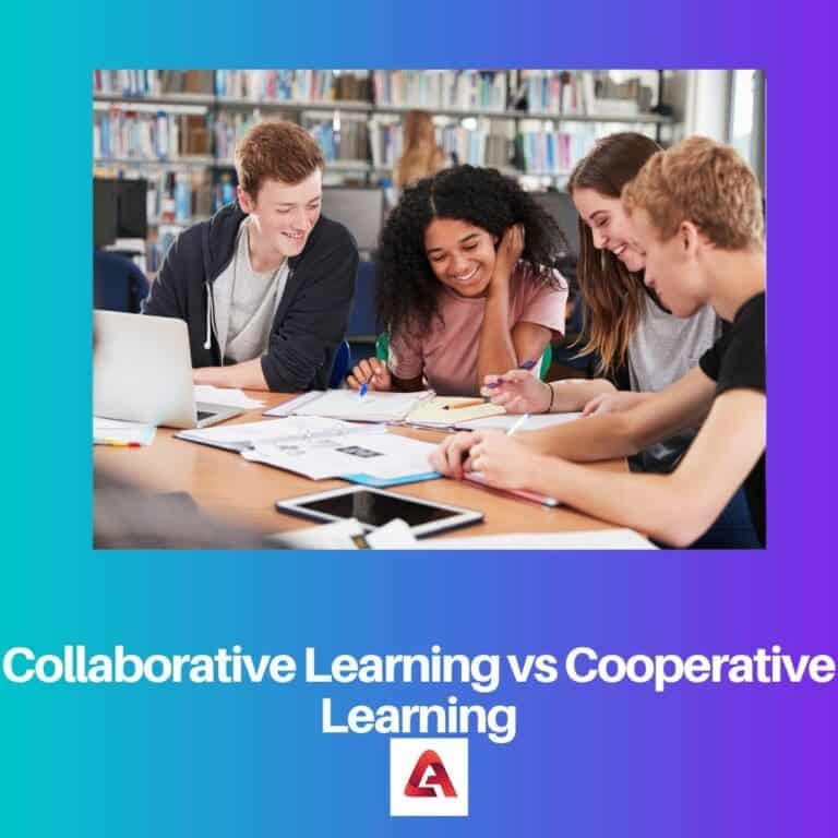 Collaborative Learning Vs Cooperative Learning: Difference And Comparison