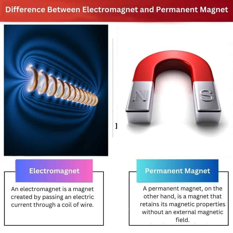 Electromagnet Vs Permanent Magnet Difference And Comparison